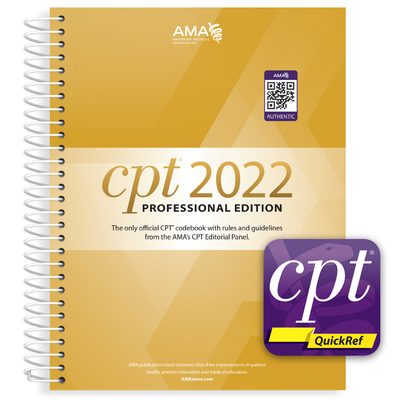 CPT Professional 2022 and CPT Quickref App Bundle Cover Image