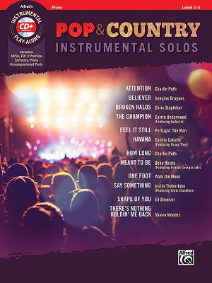 Pop & Country Instrumental Solos Flute: Book & CD By Bill Galliford (Editor) Cover Image