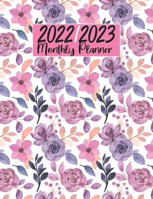 2022 2023 Monthly Planner: 24 Month Planner January 2022 to December 2023 - 2 Year Monthly Planner Calendar Schedule And Organizer 2022-2023- Flo By Bookprisme Cover Image