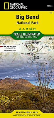 Big Bend National Park Map (National Geographic Trails Illustrated Map #225) Cover Image