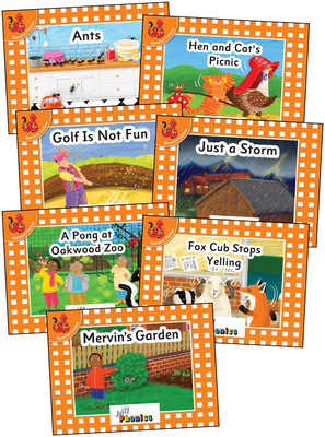 Jolly Phonics Orange Level Readers Complete Set: In Print Letters (American English Edition) Cover Image