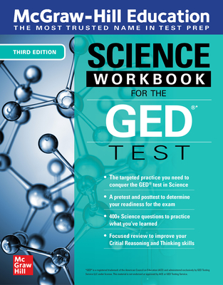 McGraw-Hill Education Science Workbook for the GED Test, Third Edition Cover Image