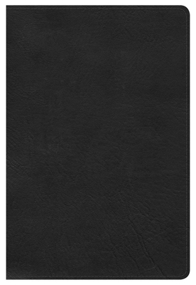 Cover for HCSB Large Print Personal Size Bible, Black LeatherTouch
