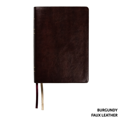 Lsb Inside Column Reference, Paste-Down, Reddish-Brown Faux Leather By Steadfast Bibles Cover Image