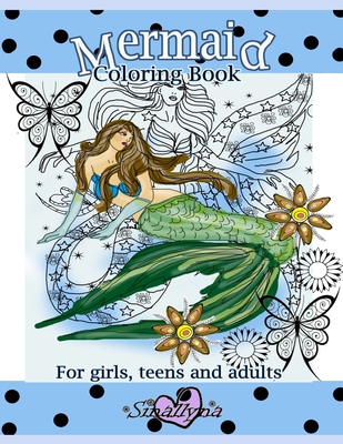 Mermaid Coloring Book For Adults (Paperback)