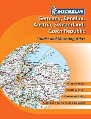 Michelin Germany, Benelux, Austria, Switzerland, Czech Republic Tourist and Motoring Atlas Cover Image