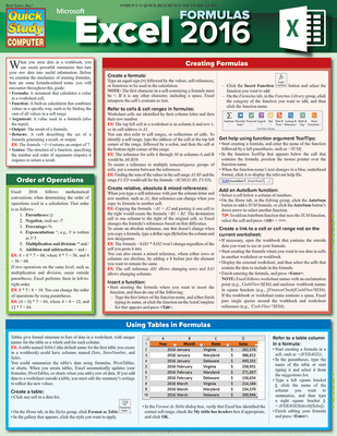 Microsoft Excel 365 Advanced: A Quickstudy Laminated Reference Guide  (Other)