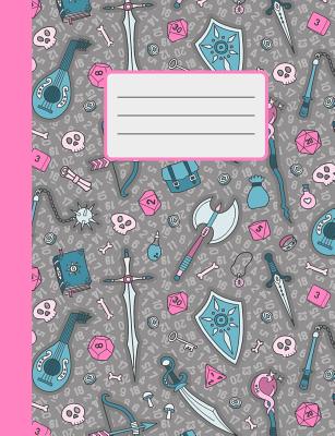 RPG Quest in Teal & Pink: Dot Grid Gaming Notebook By Mbm Creative Gaming Cover Image
