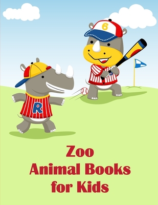 Zoo Animal Books For Kids: A Coloring Pages with Funny design and Adorable Animals for Kids, Children, Boys, Girls Cover Image