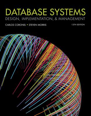 Database Systems: Design, Implementation, & Management (Mindtap Course List)