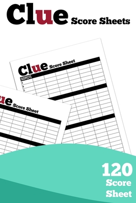 clue board game sheets