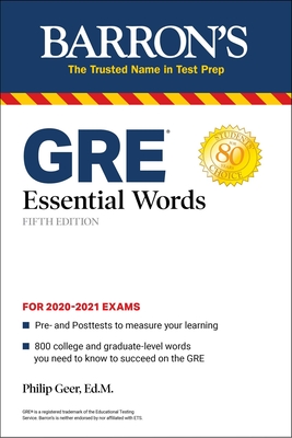 GRE Essential Words (Barron's Test Prep) Cover Image