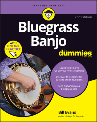 Bluegrass Banjo for Dummies: Book + Online Video & Audio Instruction Cover Image