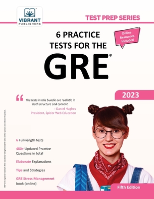6 Practice Tests for the GRE By Vibrant Publishers Cover Image