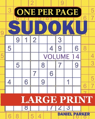 Large Print Easy Sudoku: Sudoku Puzzle Book For Adults Volume 14 Cover Image