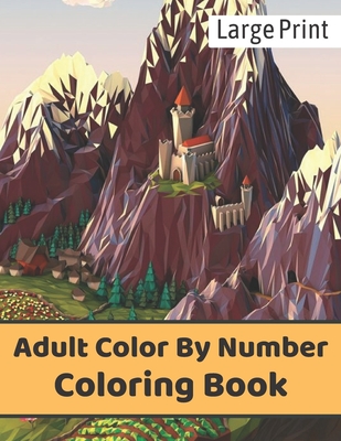 Adult Color By Number Coloring Book: An Adult Coloring Book with Fun, Easy,  and Relaxing Coloring Pages (Adult Color by Number Coloring Book)  (Paperback)