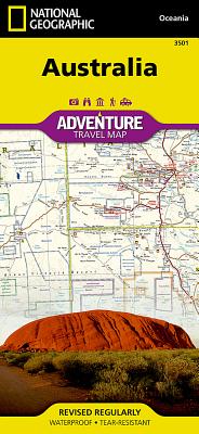 Australia Map (National Geographic Adventure Map #3501) By National Geographic Maps - Adventure Cover Image