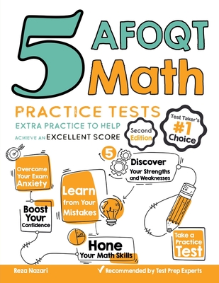 5 AFOQT Math Practice Tests: Extra Practice to Help Achieve an Excellent Score Cover Image
