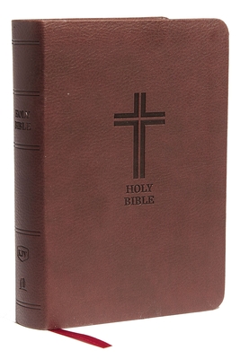 KJV, Reference Bible, Compact, Large Print, Imitation Leather, Burgundy, Red Letter Edition cover