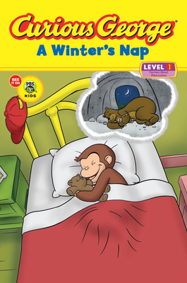 Curious George A Winter's Nap: A Winter and Holiday Book for Kids (Curious George TV) Cover Image