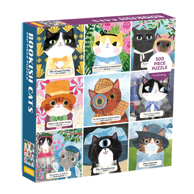 Bookish Cats 500 Piece Family Puzzle By Mudpuppy (Created by) Cover Image