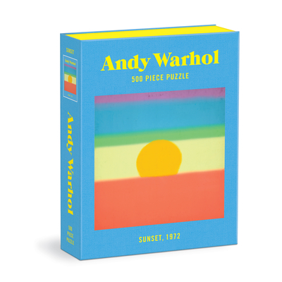 Andy Warhol Sunset 500 Piece Book Puzzle By Galison by (Artist) Andy Warhol (Created by) Cover Image