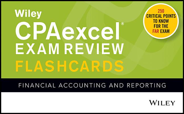 Wiley Cpaexcel Exam Review 2020 Flashcards: Financial Accounting and Reporting Cover Image