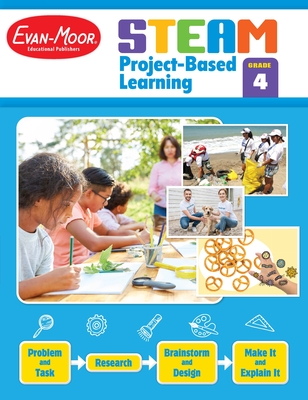 Steam Project-Based Learning, Grade 4 Teacher Resource Cover Image