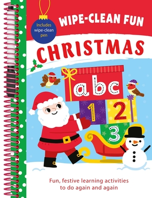 Wipe-Clean Fun: Christmas: Fun Learning Activities with Wipe-Clean Pen By IglooBooks Cover Image