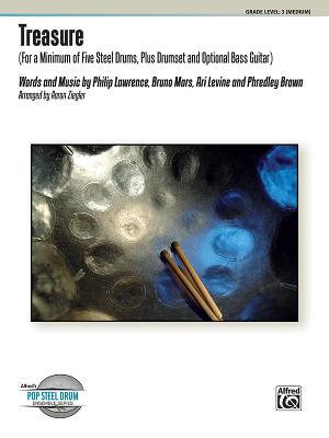 Treasure: For A Minimum Of Five Steel Drums, Plus Drumset And Optional Bass Guit (9781470626907)