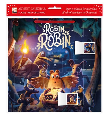 Aardman: Robin Robin Advent Calendar (with stickers) By Flame Tree Studio (Created by) Cover Image
