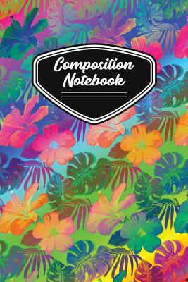 Composition Notebook: Cool Psychedelic Floral Pattern Cover Image