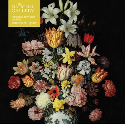 Adult Jigsaw Puzzle National Gallery Bosschaert the Elder: A Still Life of Flowers: 1000-piece Jigsaw Puzzles By Flame Tree Studio (Created by) Cover Image