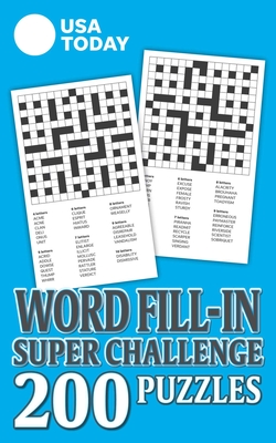 USA TODAY Word Fill-In Super Challenge: 200 Puzzles (USA Today Puzzles) Cover Image