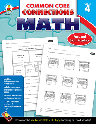 Common Core Connections Math, Grade 4 Cover Image