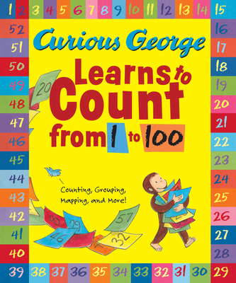 Curious George Learns to Count from 1 to 100 Big Book Cover Image