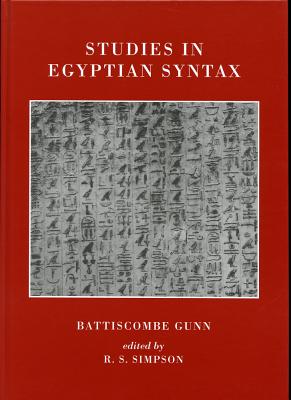 Studies in Egyptian Syntax Cover Image