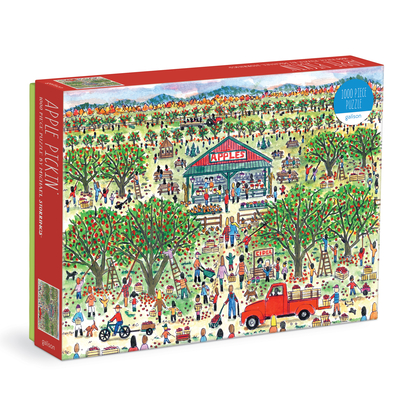 Michael Storrings Apple Pickin' 1000 Piece Puzzle By Galison Mudpuppy (Created by) Cover Image