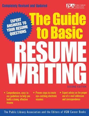 The Guide to Basic Resume Writing By Public Library Association, VGM Career Books Cover Image