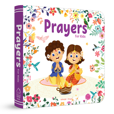 Prayers For Kids – Illustrated Prayer Book: Prayers in Three Languages Cover Image