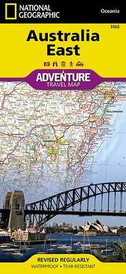 Australia East Map (National Geographic Adventure Map #3502) Cover Image