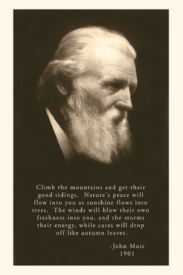 The Vintage Journal John Muir Photo with Quote Cover Image