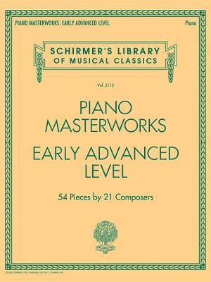 Piano Masterworks - Early Advanced Level: Schirmer's Library of 
