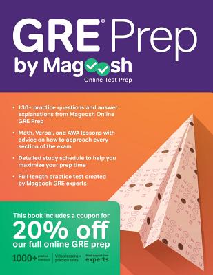 GRE Prep by Magoosh By Magoosh, Chris Lele, Mike McGarry Cover Image