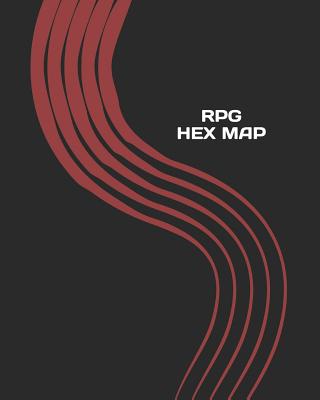 RPG Hex Map: Hexagon Battle Grid Game Mat Template Book with Honeycomb Graph Paper Pages By Mjsb Hobby Crafts Cover Image