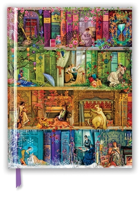 Aimee Stewart: A Stitch in Time Bookshelf (Blank Sketch Book) (Luxury Sketch Books) Cover Image