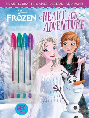 Disney Frozen: Heart for Adventure: With 4 Gel Pens (Coloring and Activity with Gel Pens) Cover Image