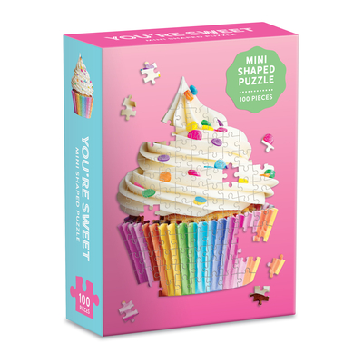 You're Sweet Cupcake 100 Piece Mini Shaped Puzzle By Galison Cover Image