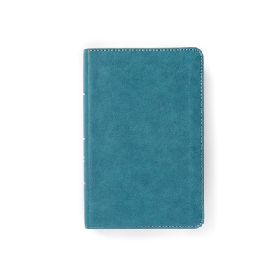 CSB On-The-Go Bible, Personal Size, Steel Blue LeatherTouch Cover Image