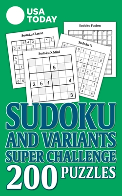 USA TODAY Sudoku and Variants Super Challenge: 200 Puzzles Cover Image